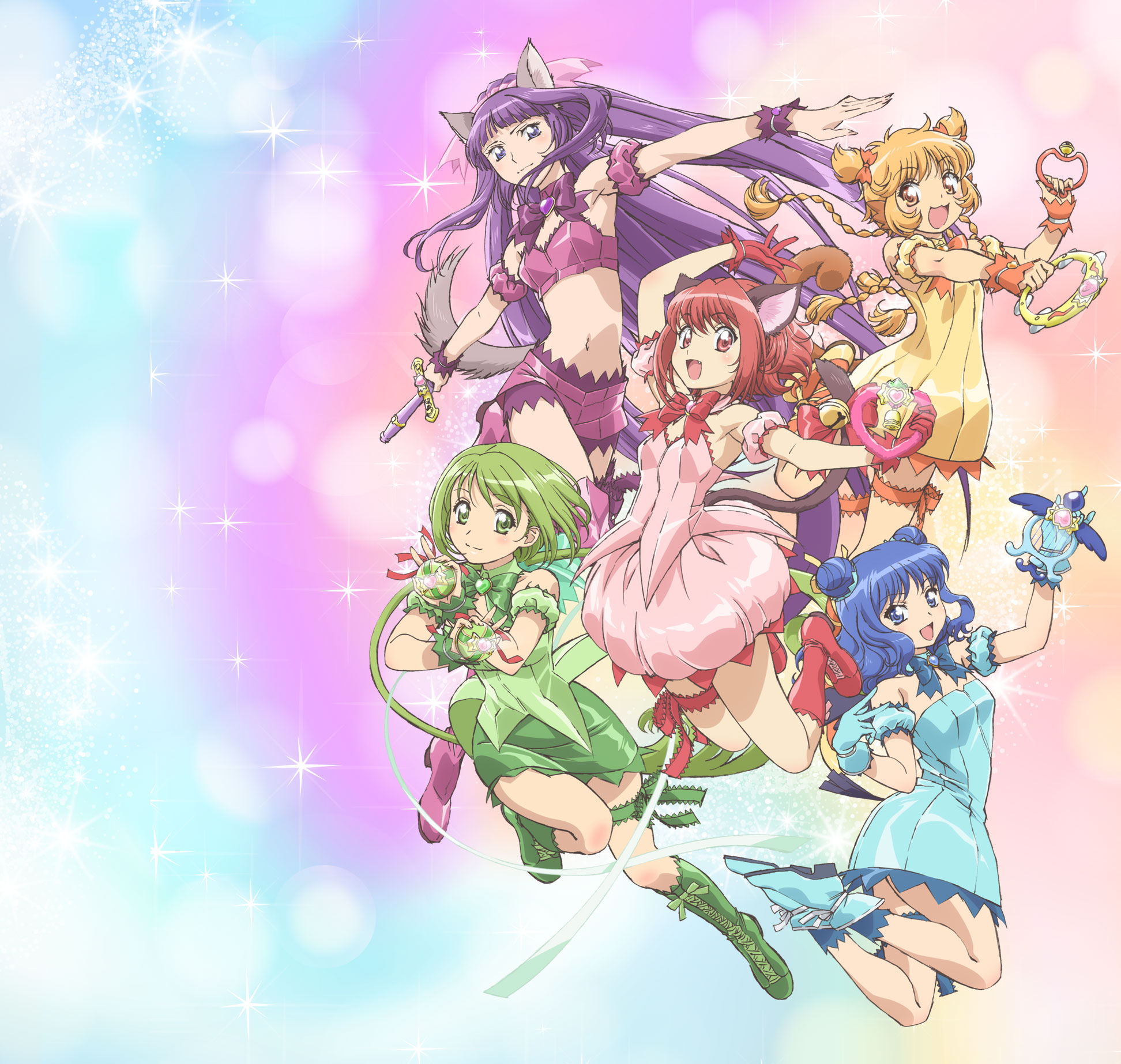 New Tokyo Mew Mew Anime Reveals Main Cast